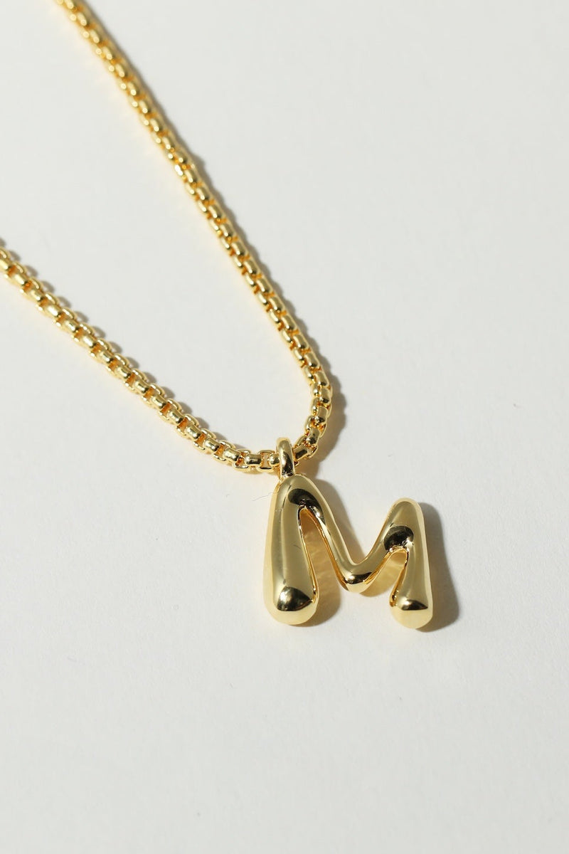 THE MULBERRY LETTER PENDANT NECKLACE