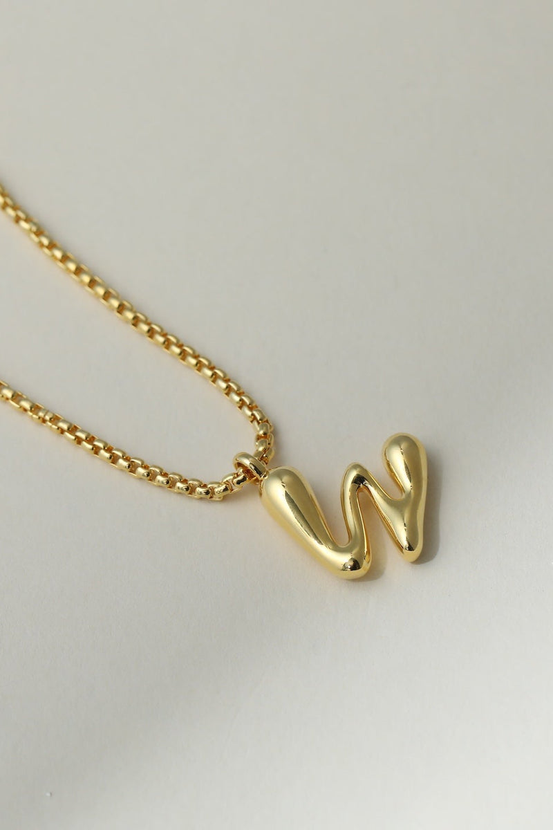 THE MULBERRY LETTER PENDANT NECKLACE