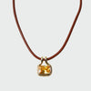 THE NAIA CITRINE PENDANT NECKLACE