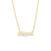 THE CLASSIC LOVE HEART NAMEPLATE NECKLACE