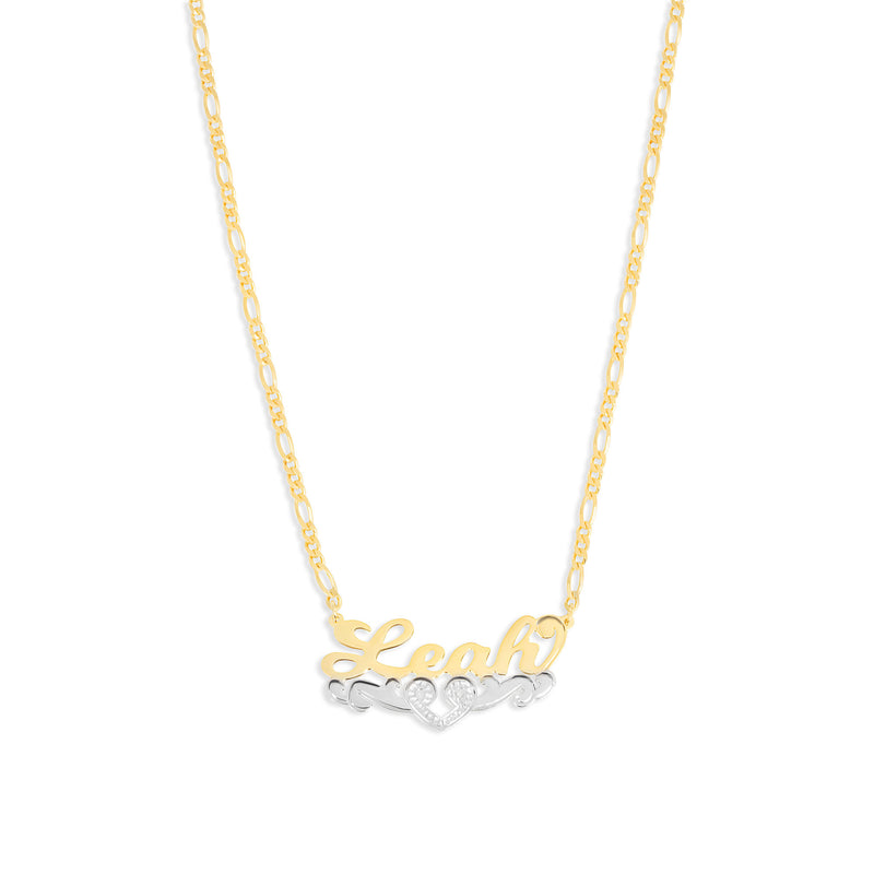 Heart Nameplate Necklace - The M Jewelers