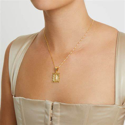 THE TAXCO GUADALUPE PENDANT NECKLACE