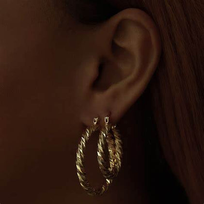 THE MIA HOOP EARRINGS (LARGE)