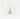 The Hammered Pearl Initial Necklace