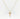 The Hammered Pearl Initial Necklace