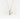 The Hammered Pearl Initial Necklace