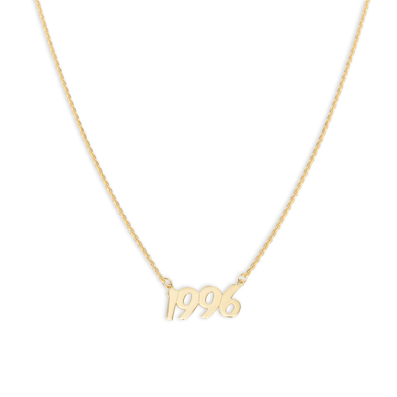 THE SCRIPT YEAR NAMEPLATE NECKLACE