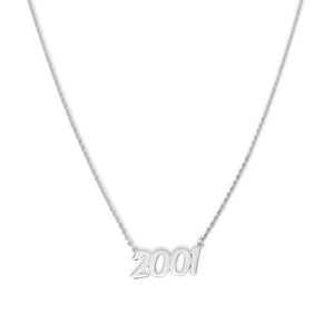 THE SCRIPT YEAR NAMEPLATE NECKLACE