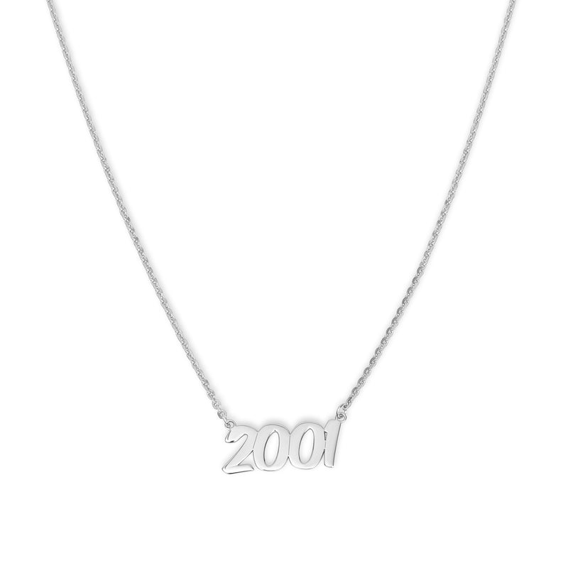 THE SCRIPT YEAR NAMEPLATE NECKLACE