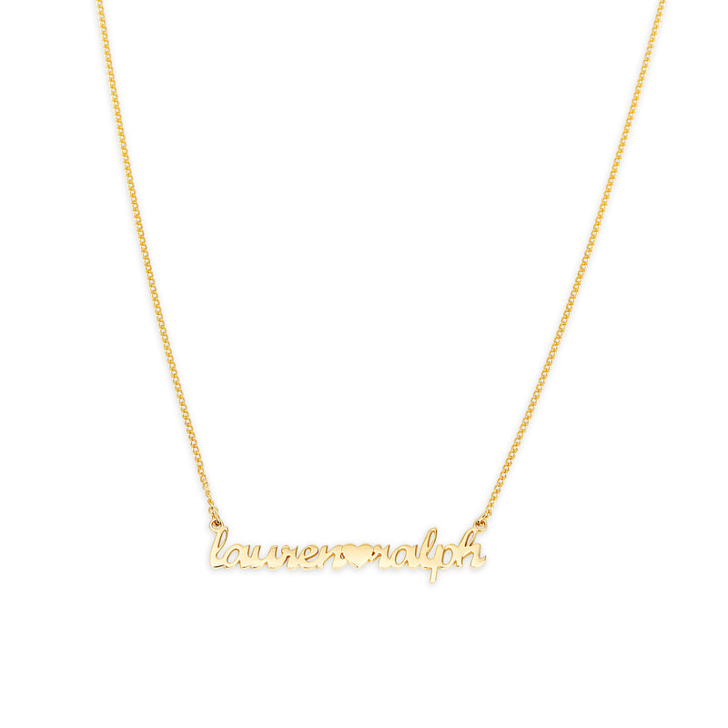 THE SCRIPT CRUSH NAMEPLATE NECKLACE