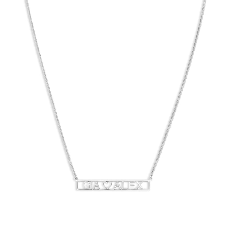 THE CUTOUT CRUSH BAR NECKLACE