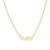 THE DAINTY BUBBLE NAMEPLATE NECKLACE