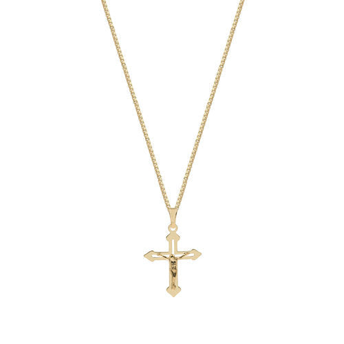 THE POINTED EDGE CRUCIFIX NECKLACE