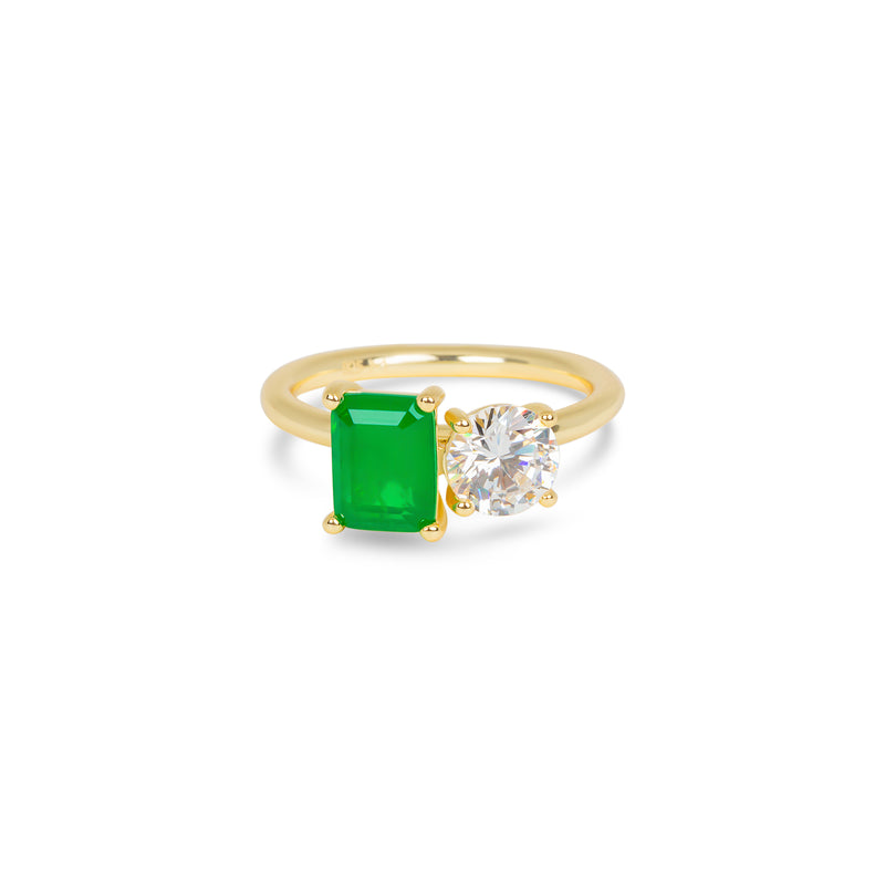 THE AVERY EMERALD STONE RING
