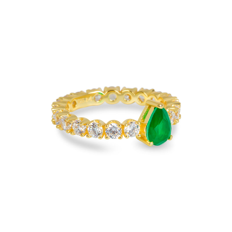 THE EMERALD PEAR ETERNITY BAND