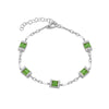 THE GREEN EMERALD REDA LINK BRACELET (CHAPTER II BY GREG YÜNA X THE M JEWELERS)