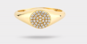 The Pave Signet Ring
