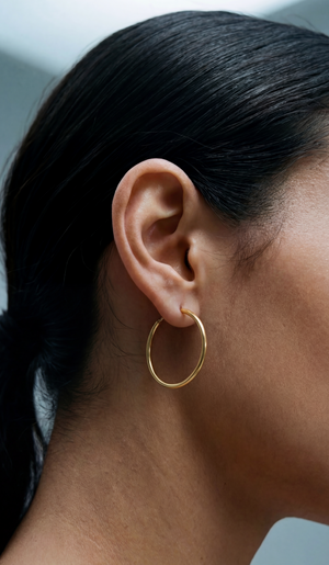 The Thin Mulberry Hoop Earrings