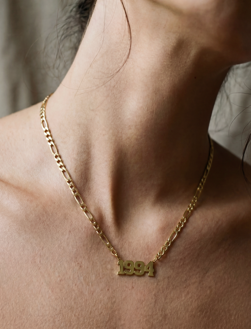 The Year Nameplate Necklace