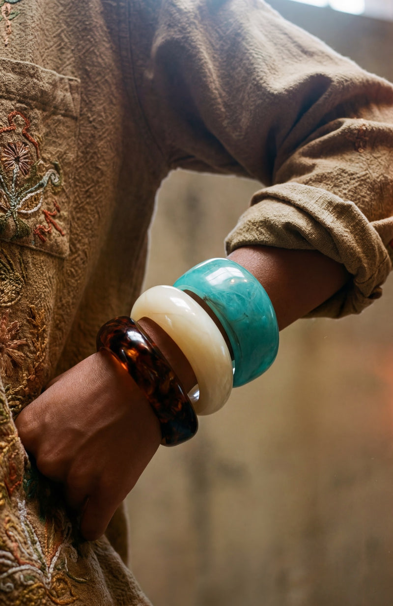 THE RESIN BANGLE BRACELET