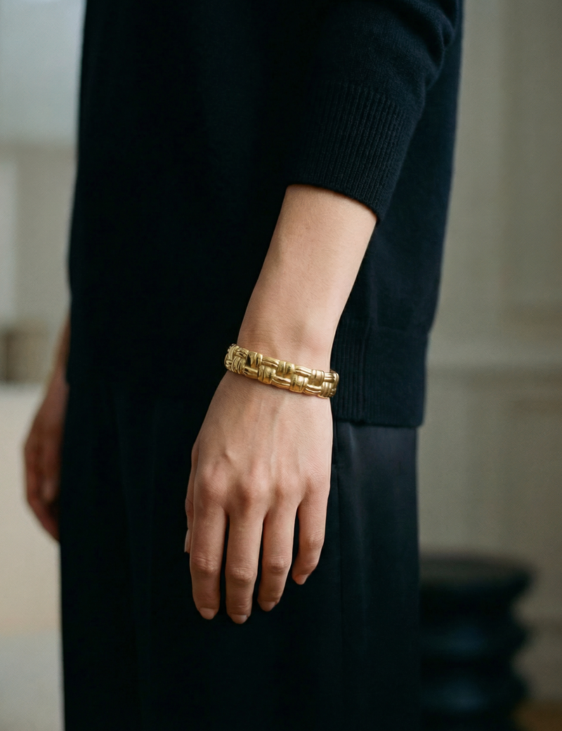 The Bold Weave Cuff