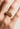 The Classic Double Heart Cut Name Ring