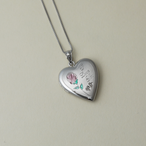 The I Love You Rose Photo Locket
