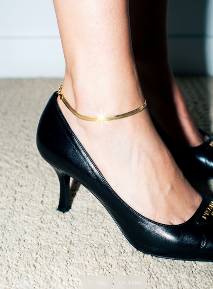 The Flat Chain Anklet