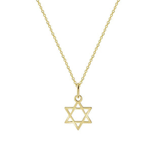THE STAR OF DAVID MEDAL NECKLACE