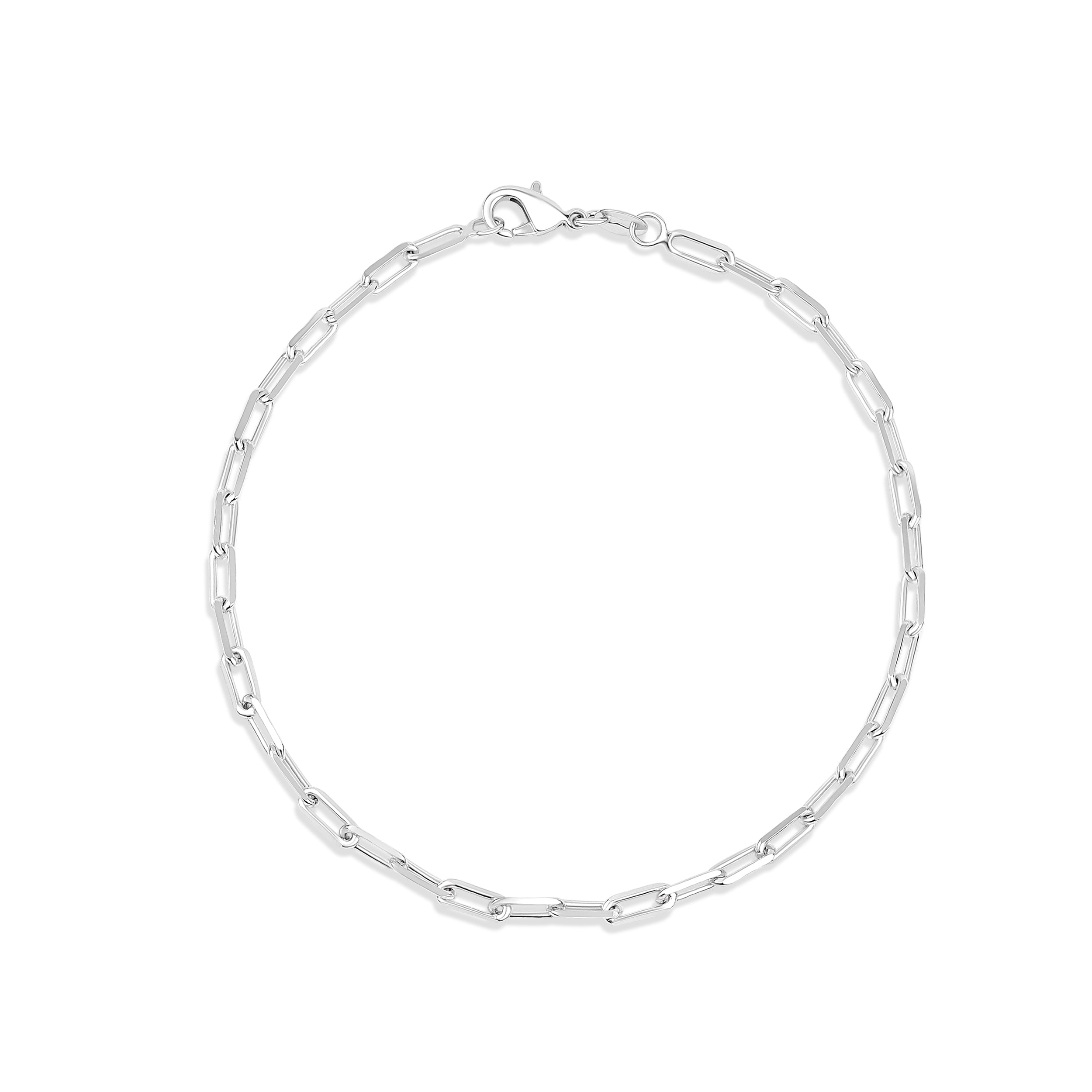 The Silver Reda Link Anklet – The M Jewelers