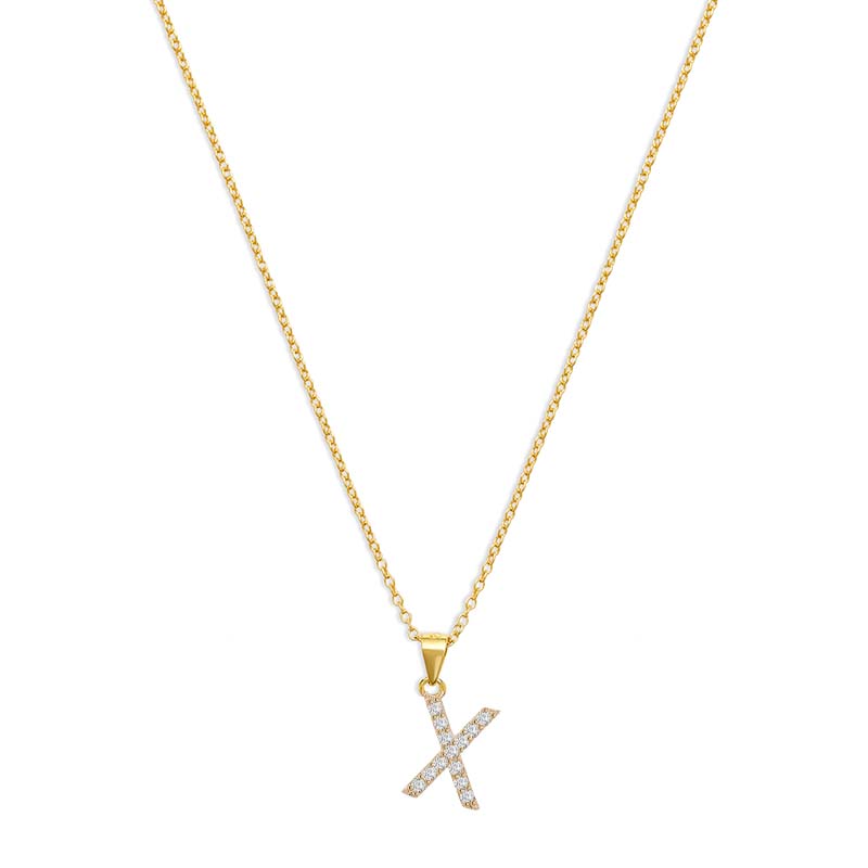 Buy Joker & WItch Golden Starlet Alphabet X Necklace for Women Online At  Best Price @ Tata CLiQ