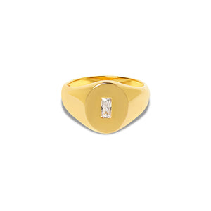 THE BAGUETTE SIGNET RING (ALEXANDER ROTH X THE M JEWELERS)
