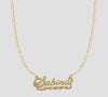 The Double Plate Classic Nameplate Necklace