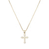 THE MERCER STONE CROSS PENDANT NECKLACE