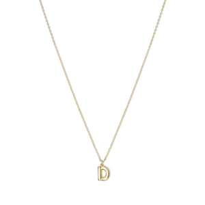 THE MINI BUBBLE LETTER PENDANT NECKLACE