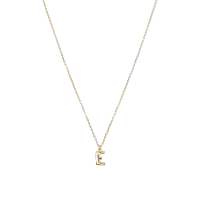 THE MINI BUBBLE LETTER PENDANT NECKLACE