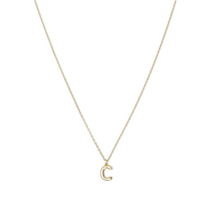 THE MINI BUBBLE LETTER PENDANT NECKLACE