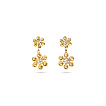 THE PAVE CLUSTER EARRING STUDS