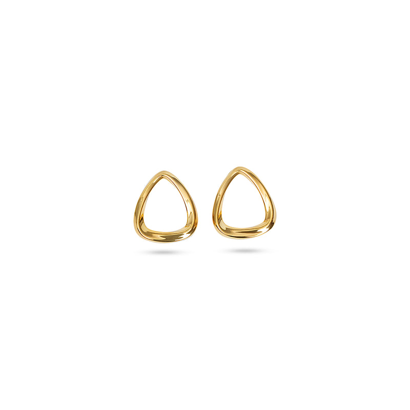 THE BOLD TRIANGLE EARRING STUDS