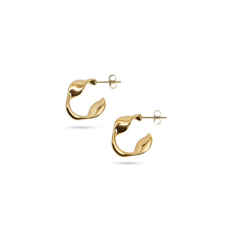 THE TWIST FIGURE EARRING STUDS