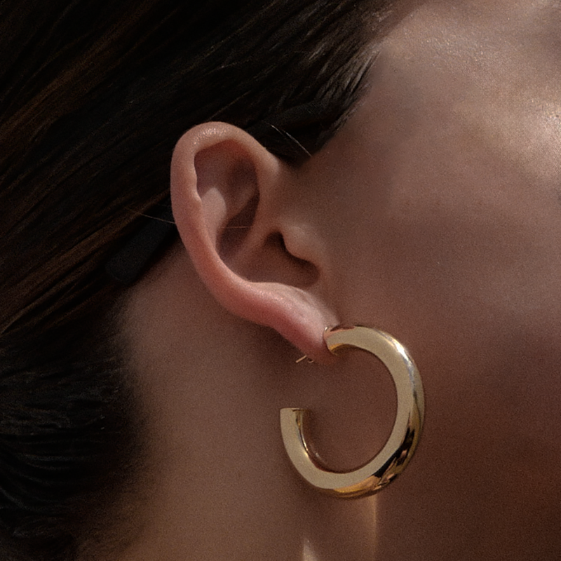 The Gold Madison Hoops