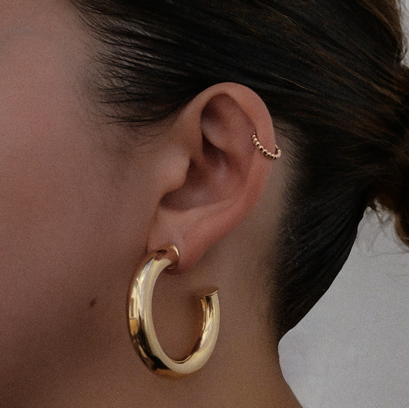 The Gold Madison Hoops