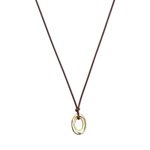 THE SAIA CORD PENDANT NECKLACE