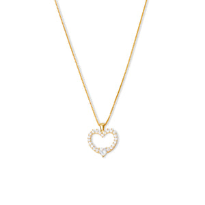 THE CITRINE HEART PENDANT NECKLACE