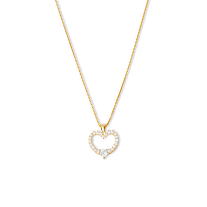 THE CITRINE HEART PENDANT NECKLACE