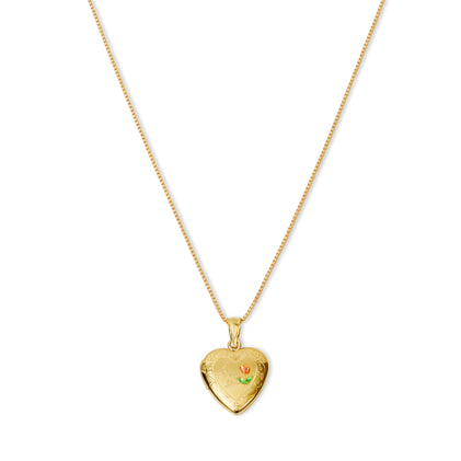 THE I LOVE YOU ROSE HEART PHOTO LOCKET