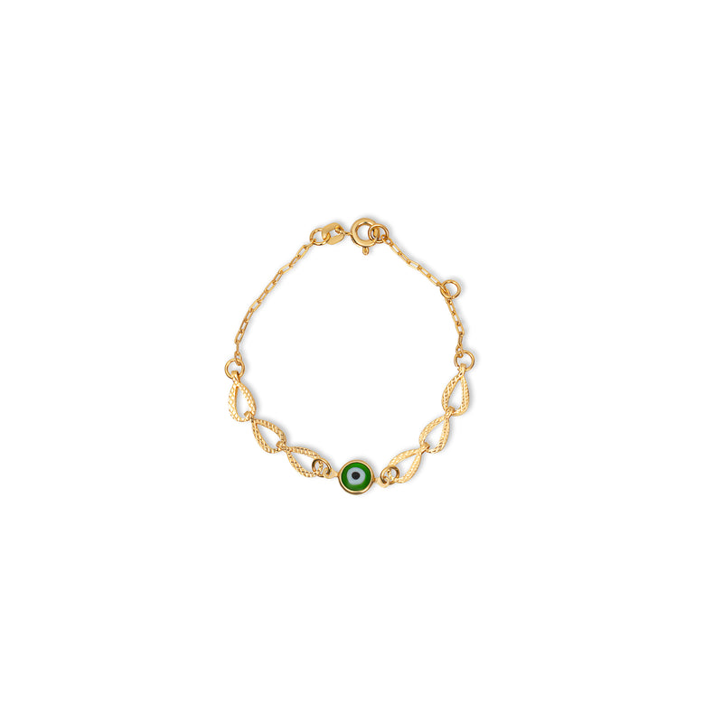 THE GREEN EVIL EYE HEIRLOOM BRACELET