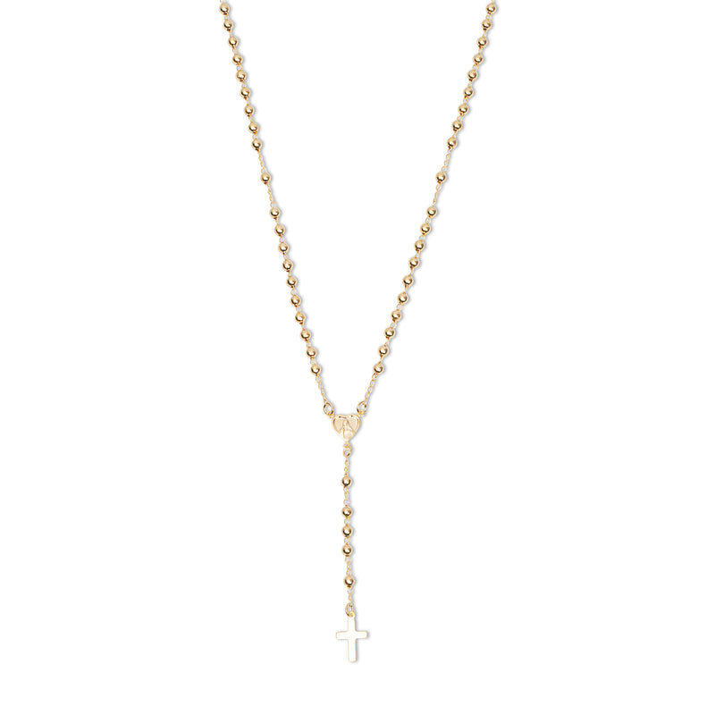 THE HEART ANGEL ROSARY NECKLACE