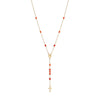 THE BOLD RED ROSARY NECKLACE