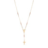 THE PINK CRYSTAL ROSARY NECKLACE